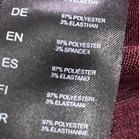 Kuhl Lea Dress Women Large Red Cowl Neck Long Sleeve Pockets Thumbholes - Picture 9 of 14